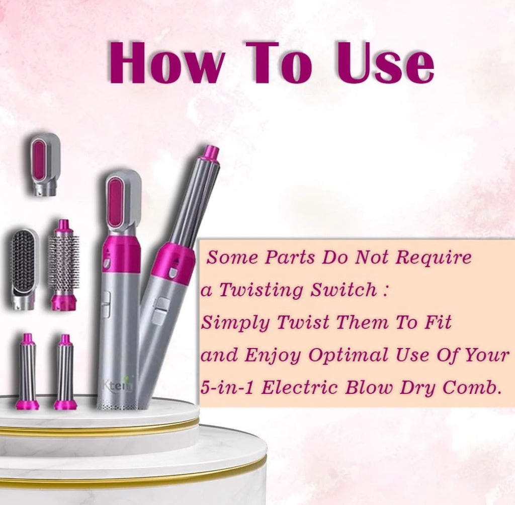 KTein 5 in 1 Hot Hair Styler